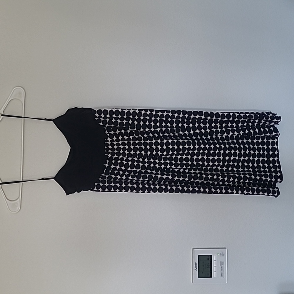 Max Studio Dress size small black and white polka-dot